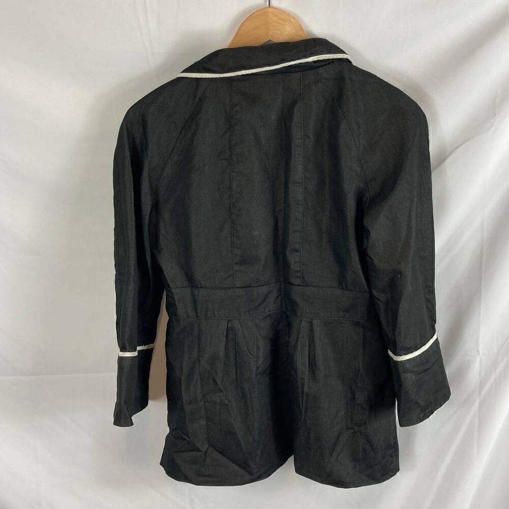 Kenar Belted Button Up Jacket Size 4 - Picture 5 of 5